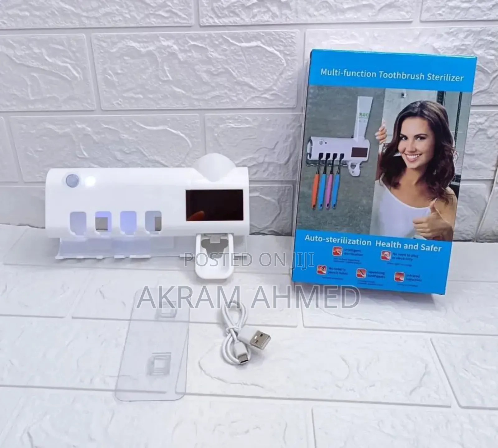 Toothbrush Sanitizer Holder And Sterilizer