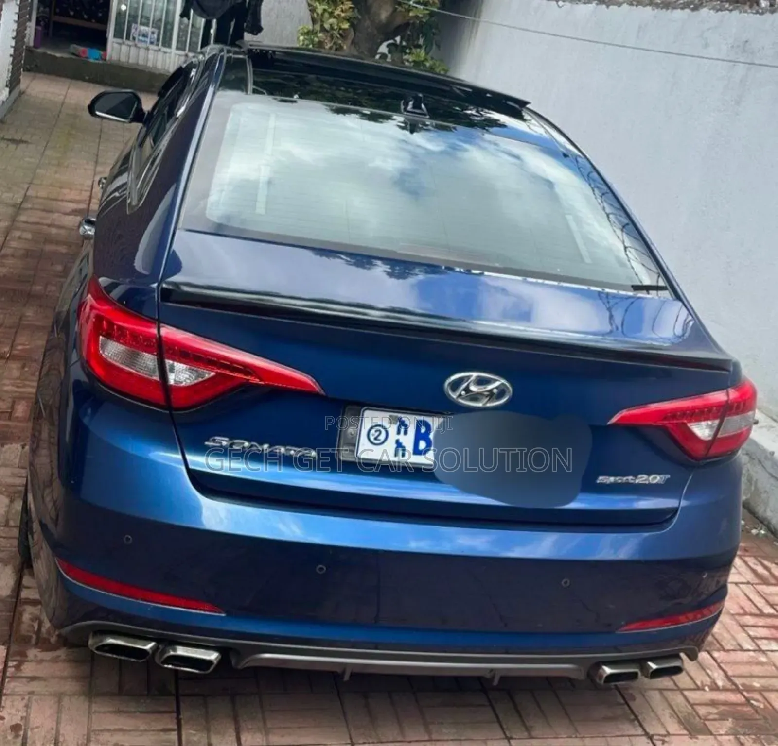 Hyundai Sonata 2016 Blue