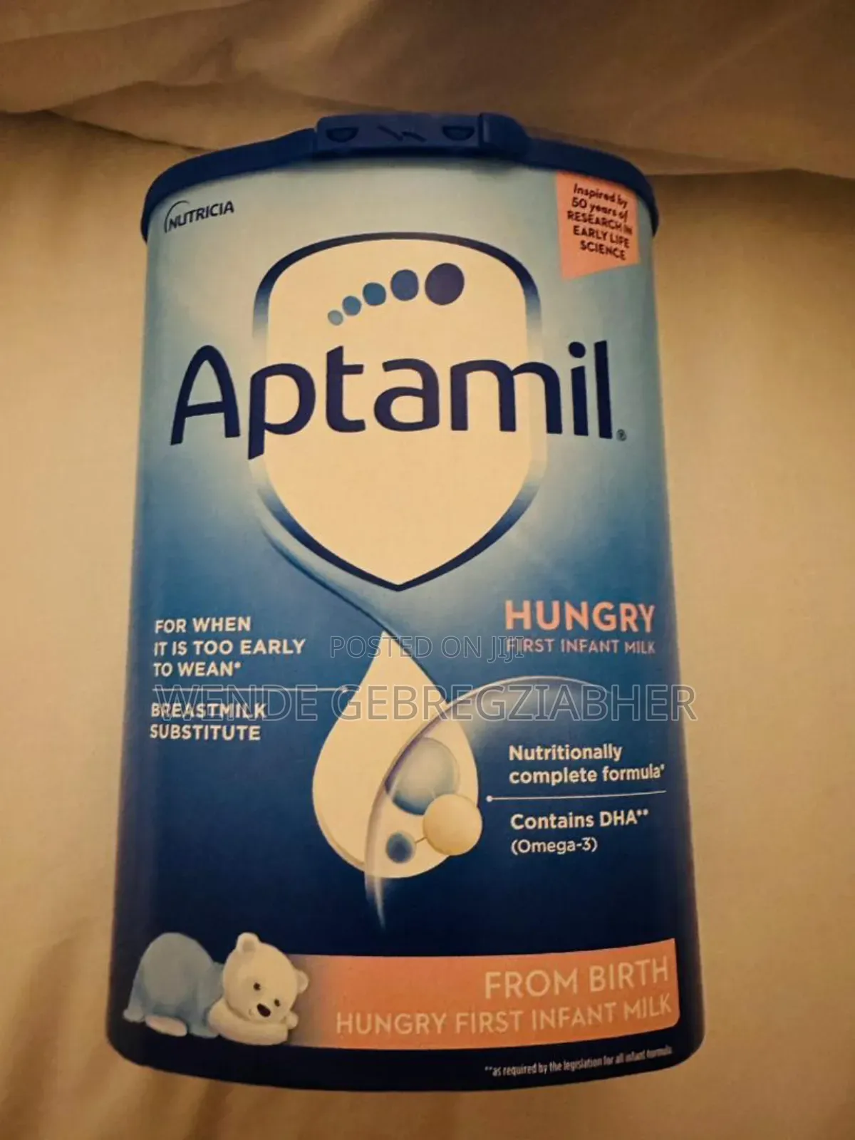 Aptami UK Hungry Baby Milk 800g to 0-6 Month