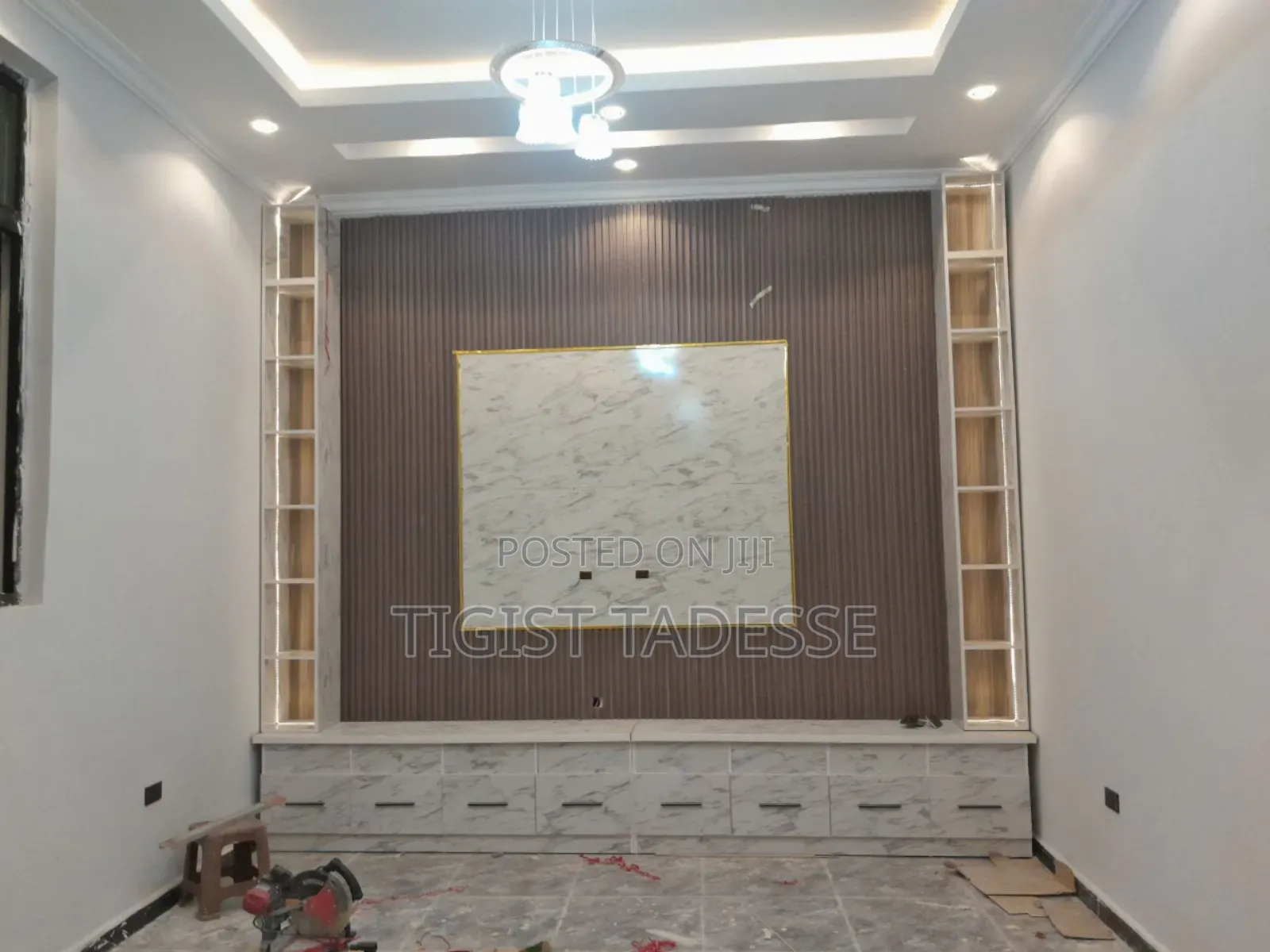 የግድግዳ Tv Stand ፅድት አድርገን እንደ ቤትዎ እንሠራለን