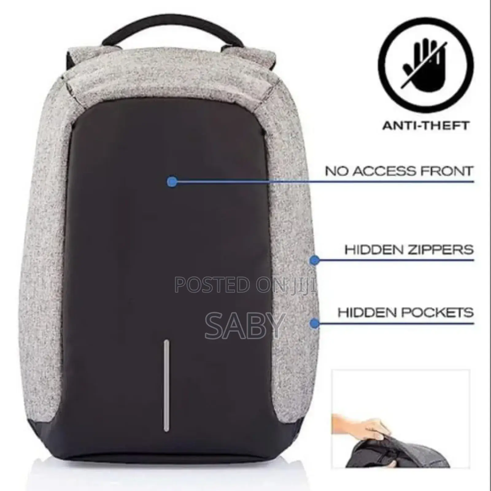 Anti-Theft Laptop Backpack