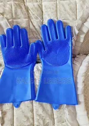 የ እቃ ማጠቢያ ጓንት