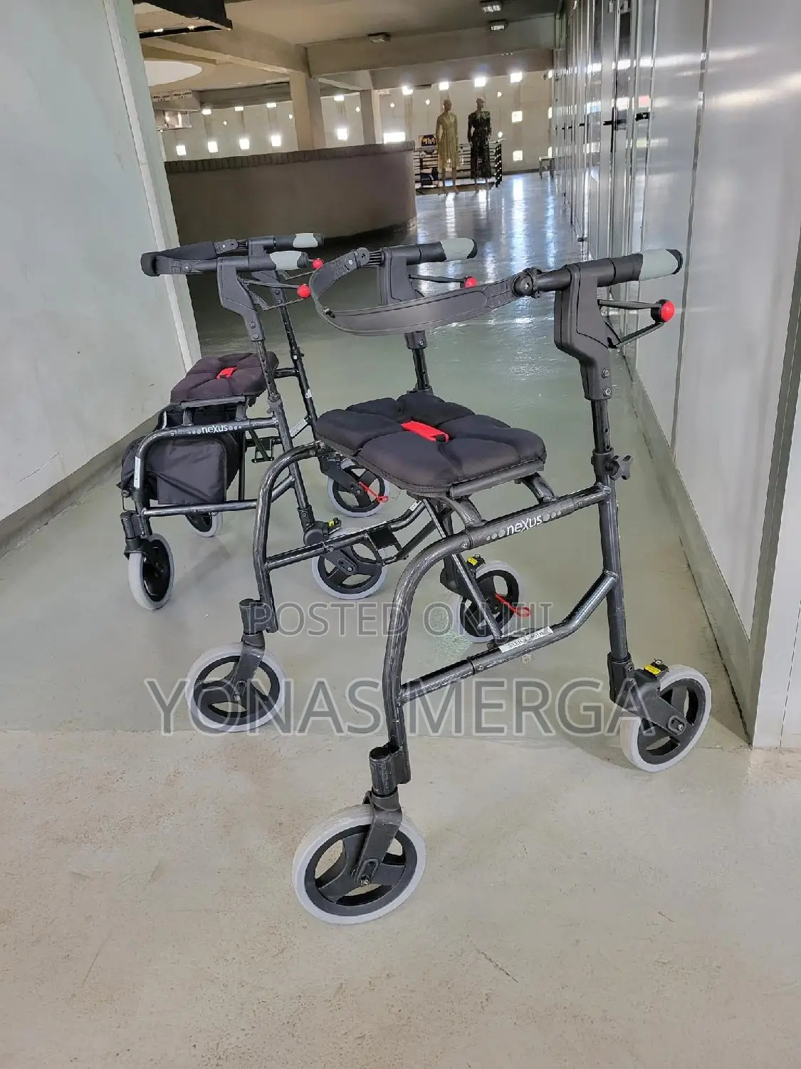 TULUR 2-in-1 Rollator Walker With Seat Safety፫8walker