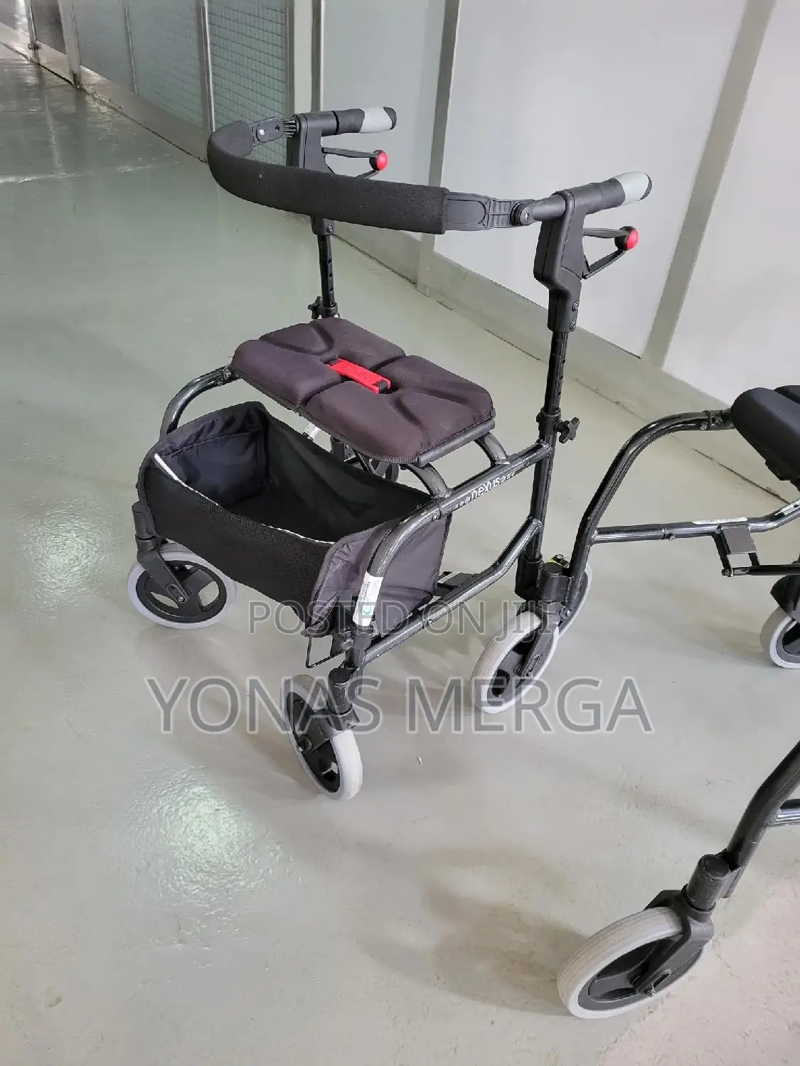 Eurpean Imported 4wheeld Hand Brake Walker፮¤COSTWAY 2 in 1