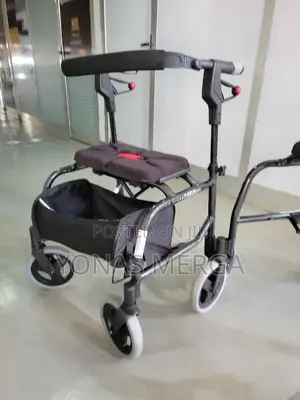 Eurpean Imported 4wheeld Hand Brake Walker፮¤COSTWAY 2 in 1