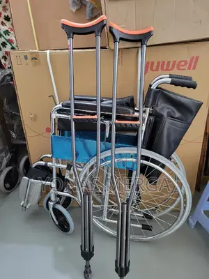 Hulet Pair Crutches፪4⁄5wheelchair፵ģcrutches፩ġcrutches