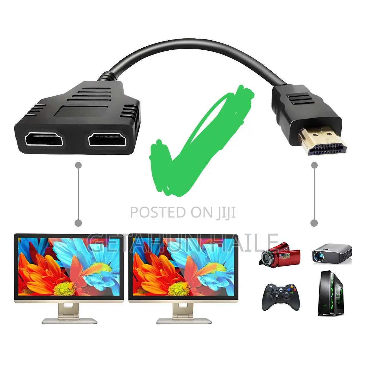 Hdmi Splitter 1×2 (Hdmi Splitter 1 in 2 Out)