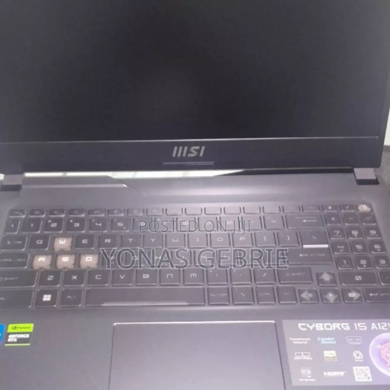 New Laptop MSI 16GB Intel Core I7 SSD 512GB