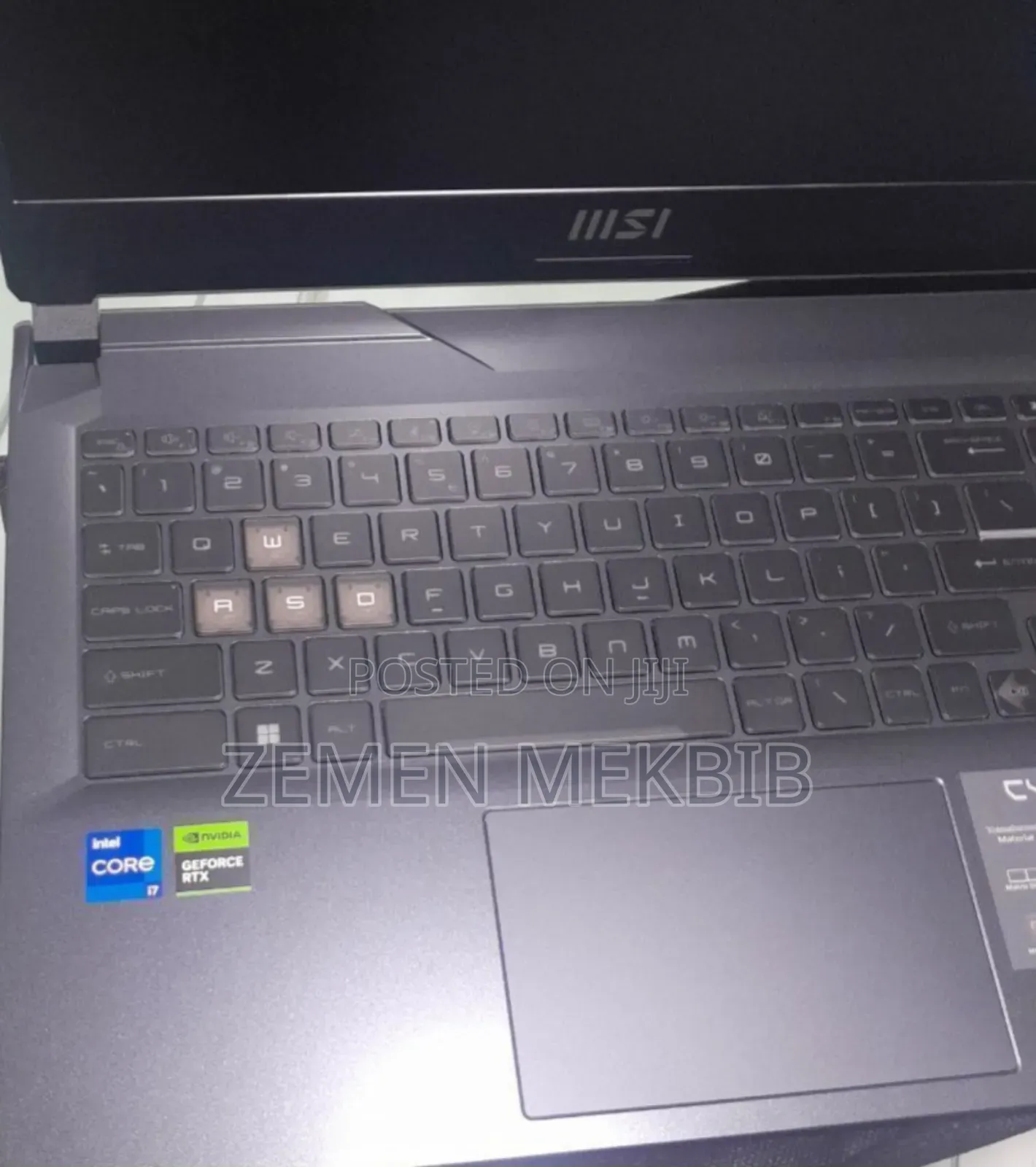 New Laptop MSI GF63 16GB Intel Core I7 SSD 512GB