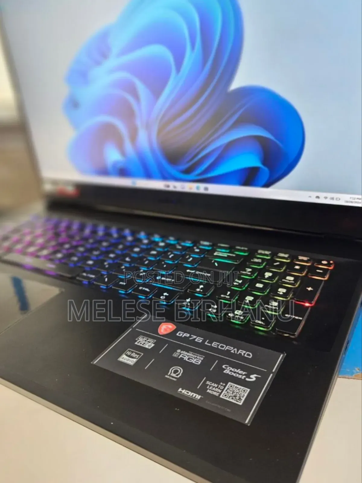 New Laptop MSI GL75 Leopard 32GB Intel Core I7 SSD 1T