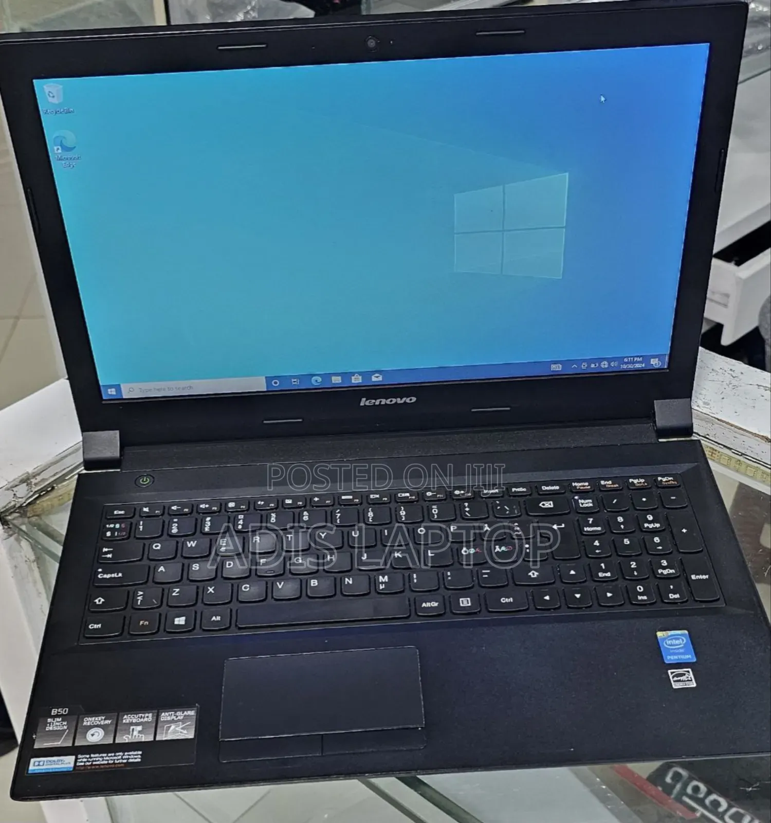 New Laptop Lenovo Ideapad 3 4GB Intel Pentium HDD 500GB