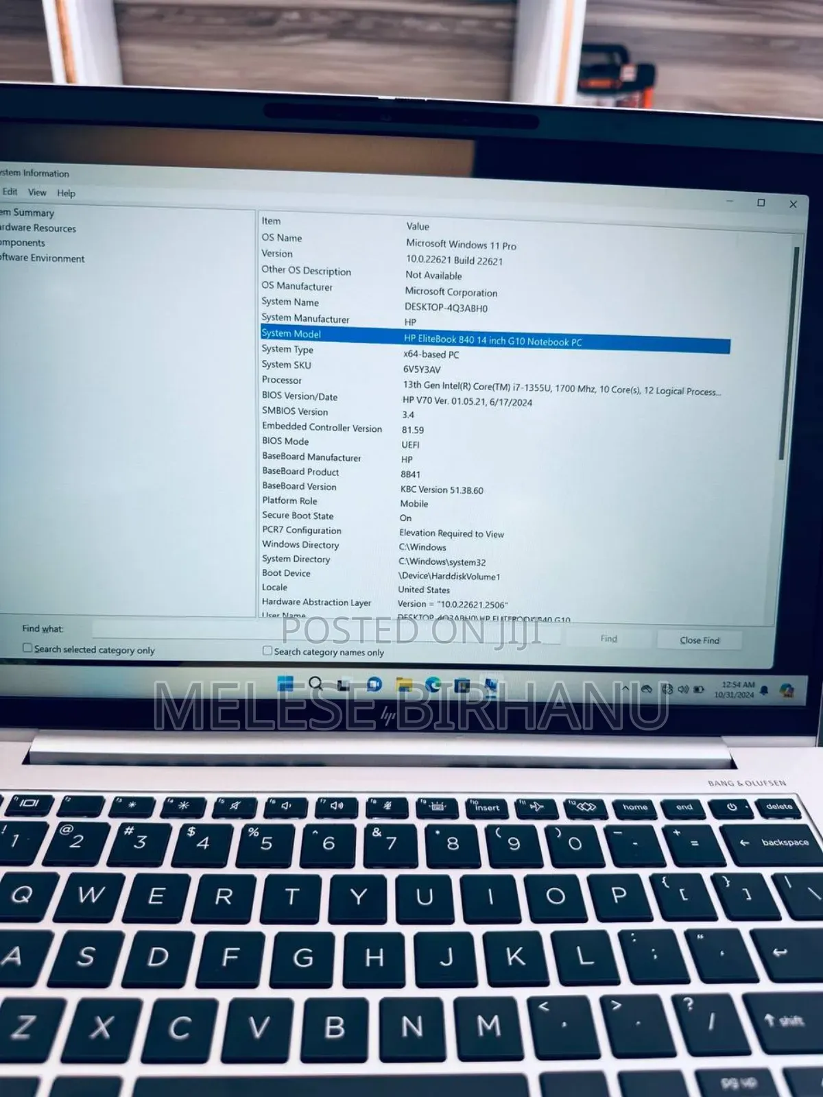 New Laptop HP EliteBook 860 G10 16GB Intel Core I7 SSD 512GB