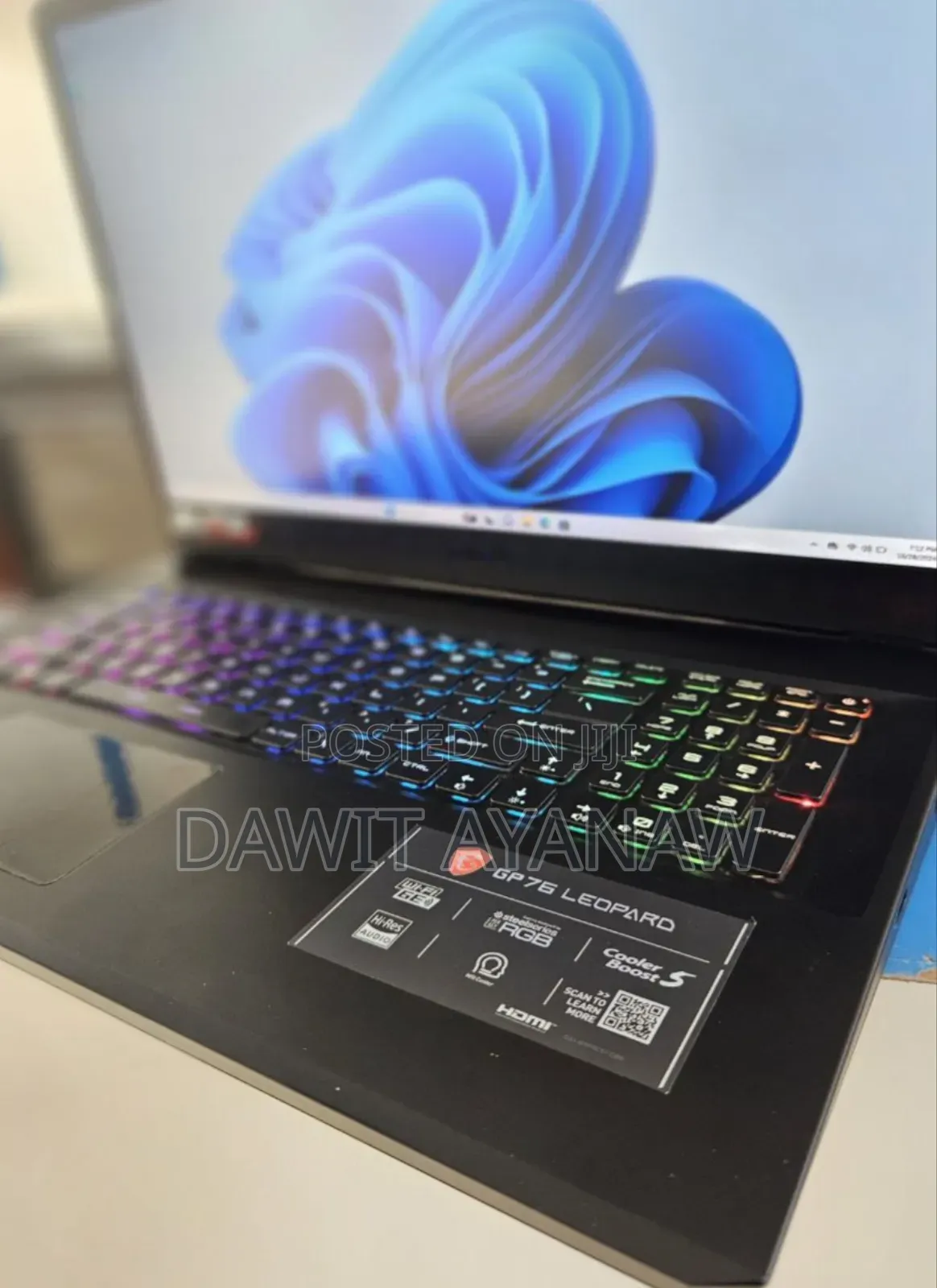 New Laptop MSI 16GB Intel Core I7 SSD 512GB