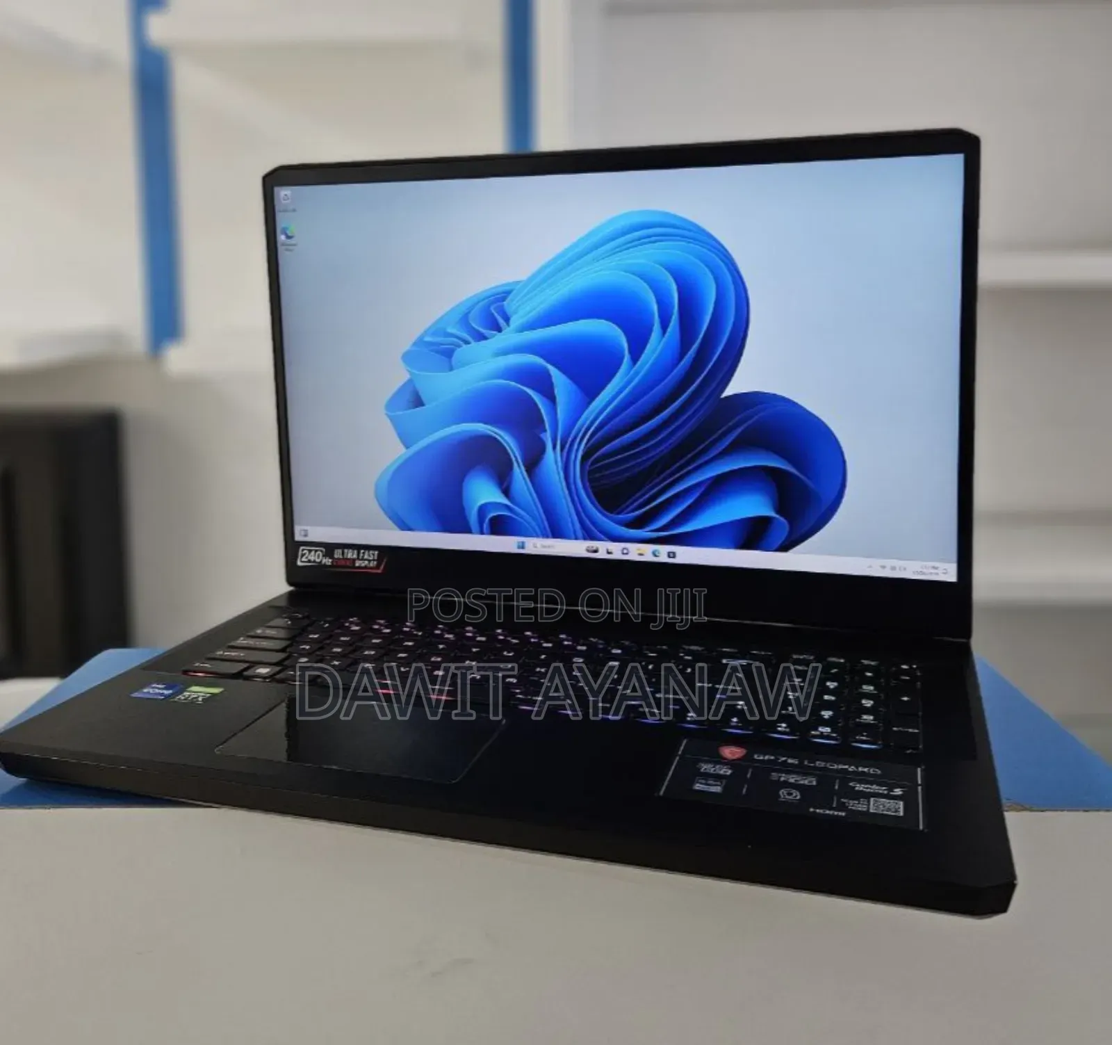 New Laptop MSI 16GB Intel Core I7 SSD 512GB