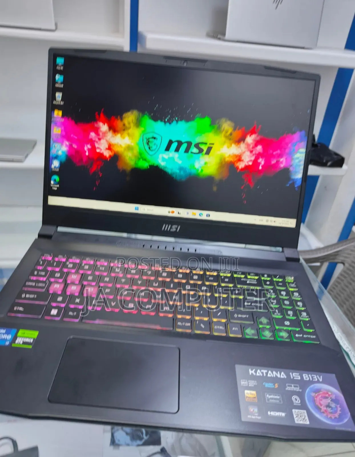 New Laptop MSI Katana GF66 32GB Intel Core I7 SSD 1T