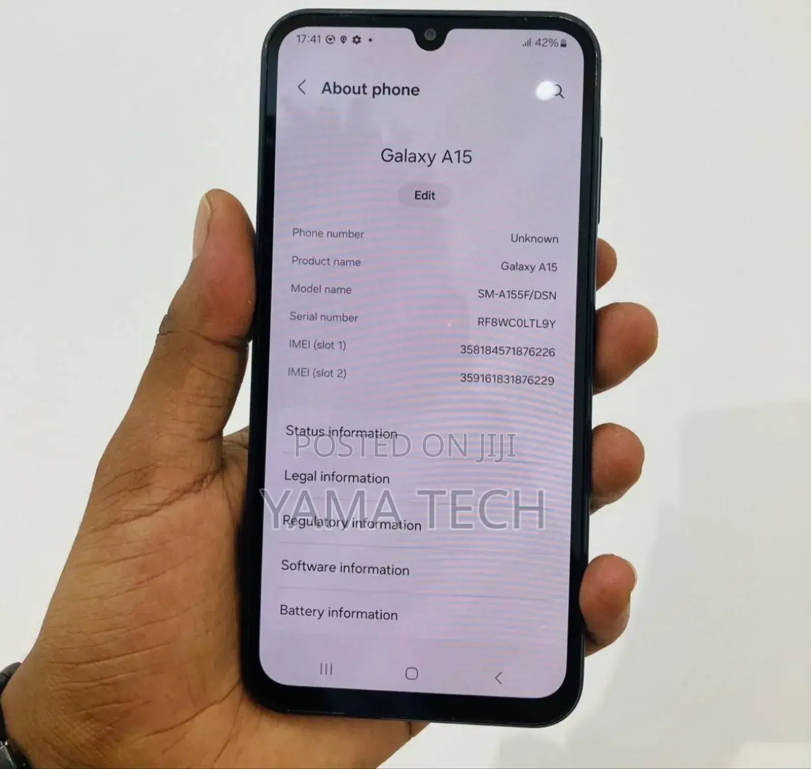 New Samsung Galaxy A15 128 GB Blue