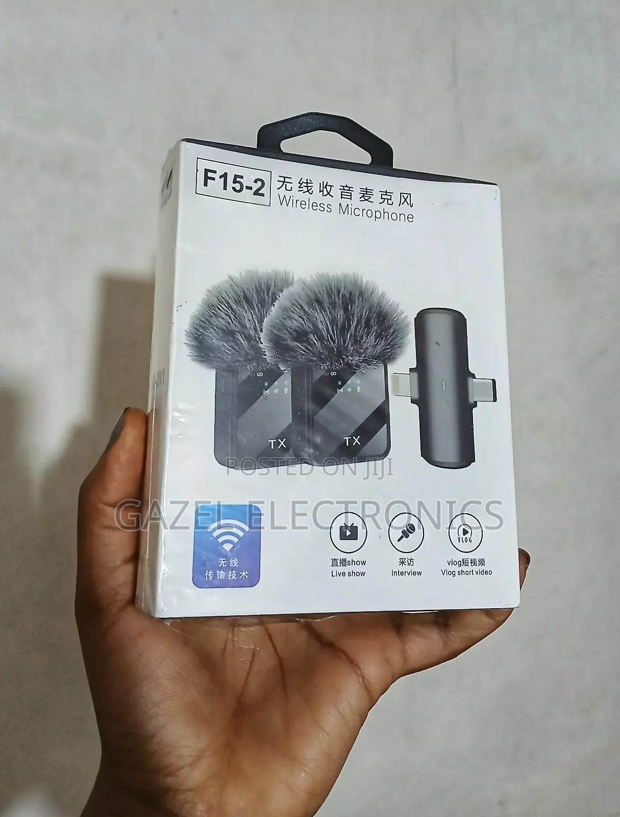 F15 Wireless Lavalier Microphone