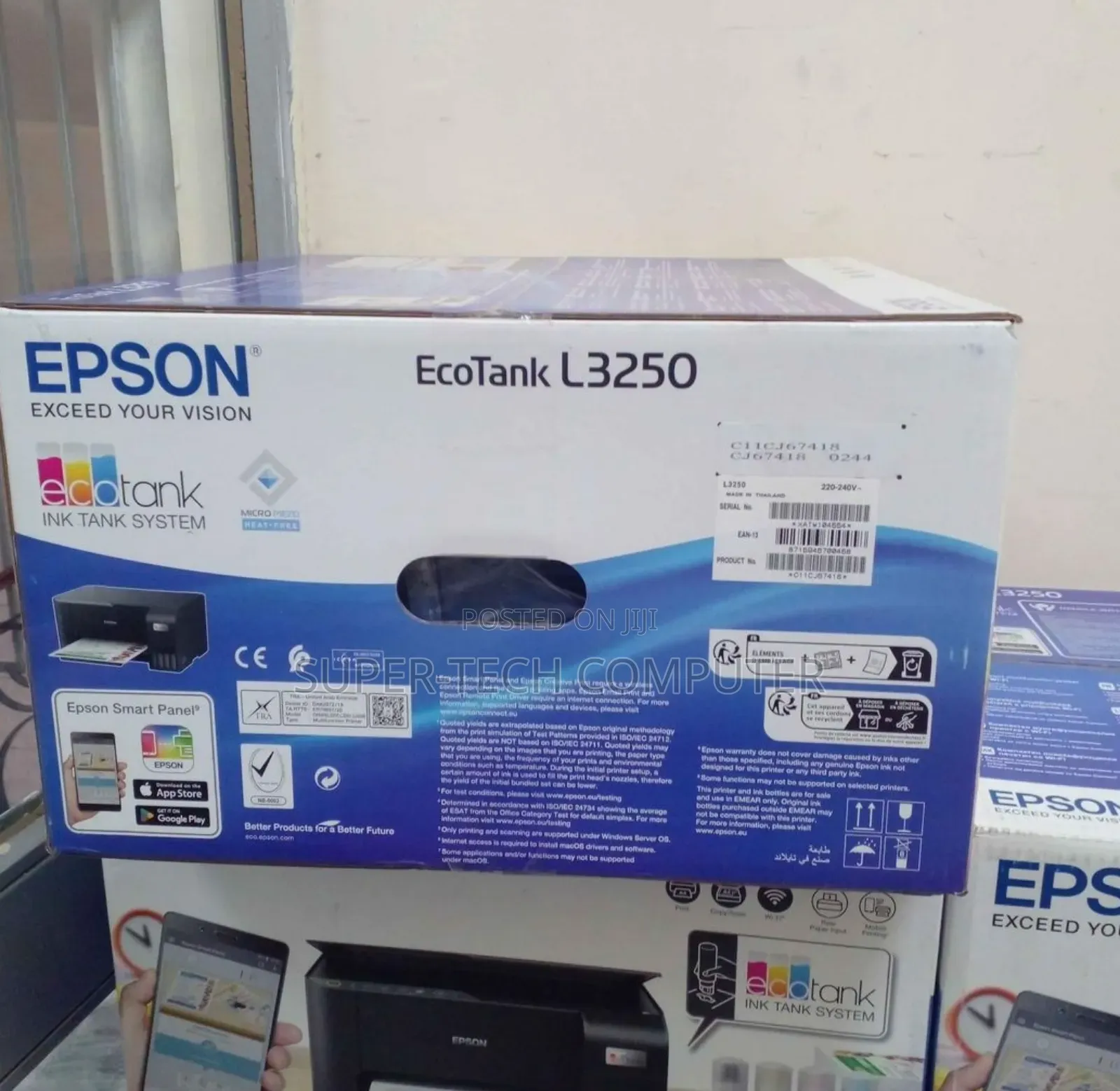 Brand New Packed L3250 Color Print, 3 in One Printer