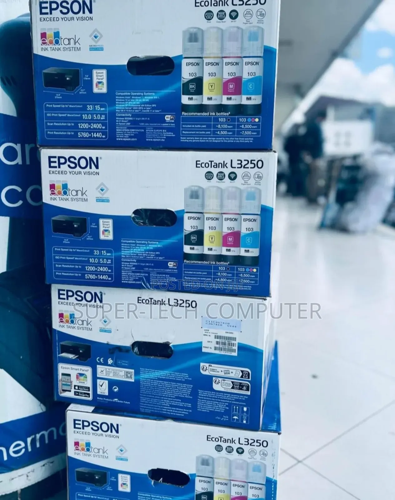 Brand New Packed L3250 Color Print, 3 in One Printer