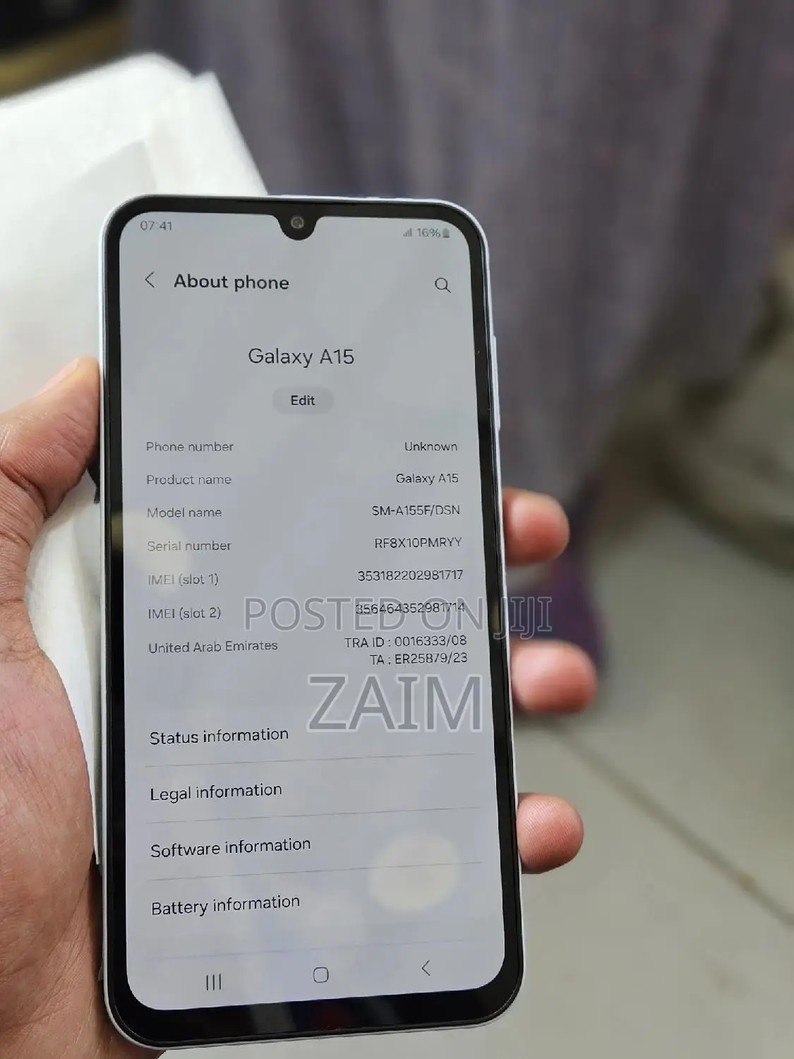 New Samsung Galaxy A15 128 GB