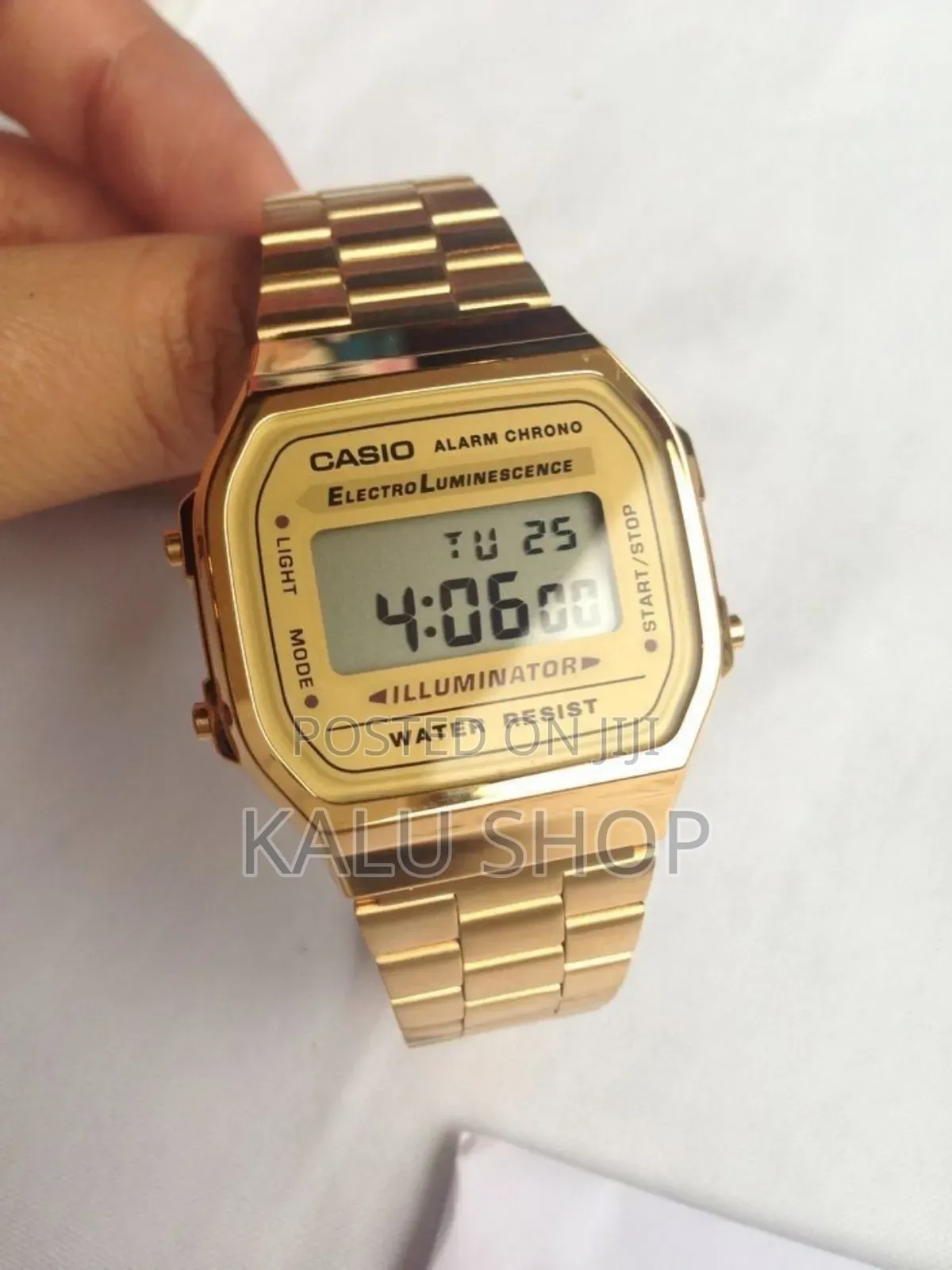 Casio Men's A168wg-9ef Golden Quartz Digital Watch