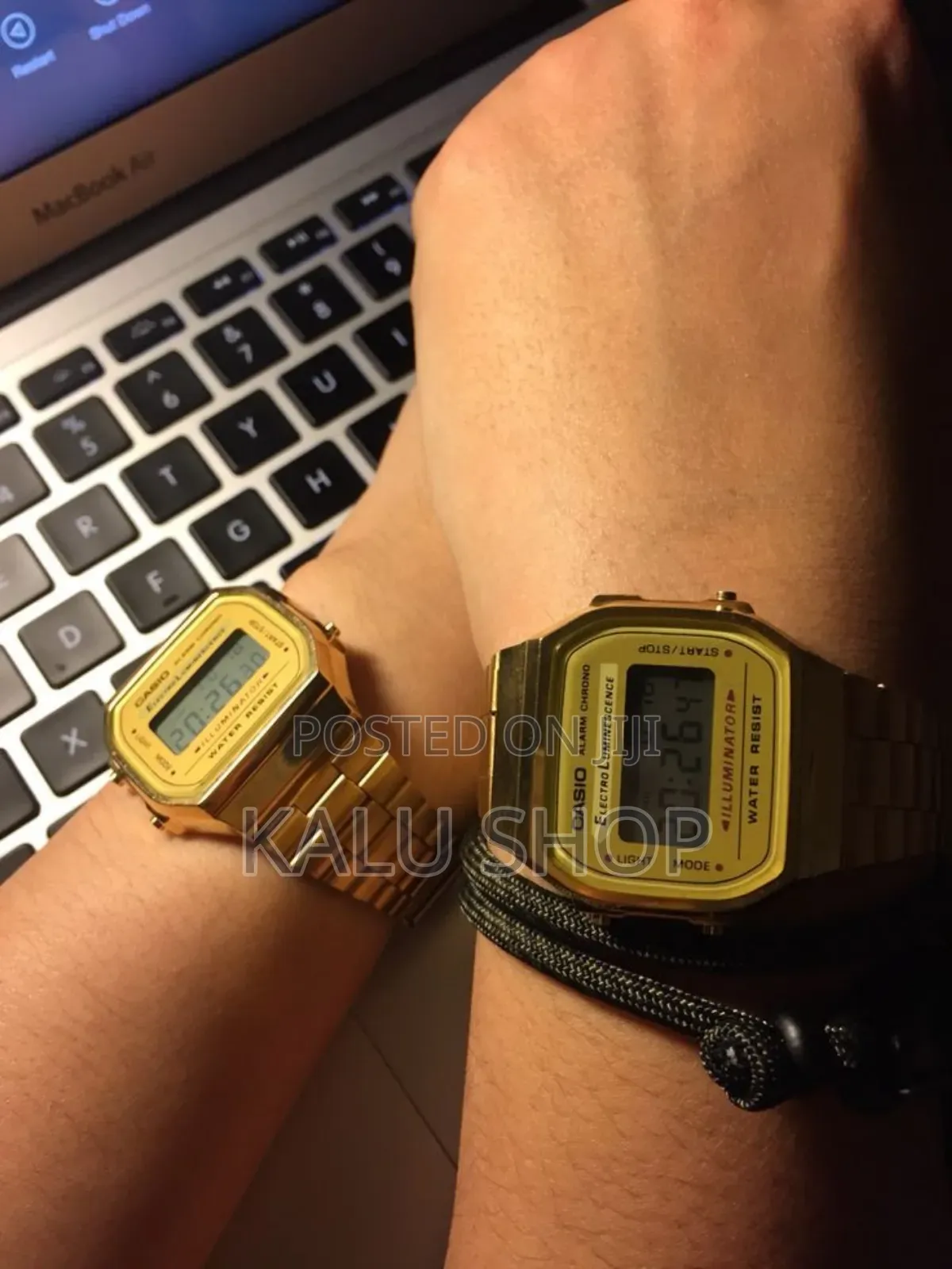 Casio Men's A168wg-9ef Golden Quartz Digital Watch