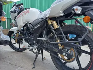 New TVS Apache 180 RTR 2024 White