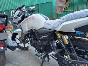 New TVS Apache 180 RTR 2024 White