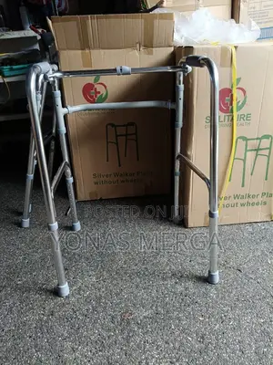 Height Adjustable Folding Walker, for Personal, 22 Inches