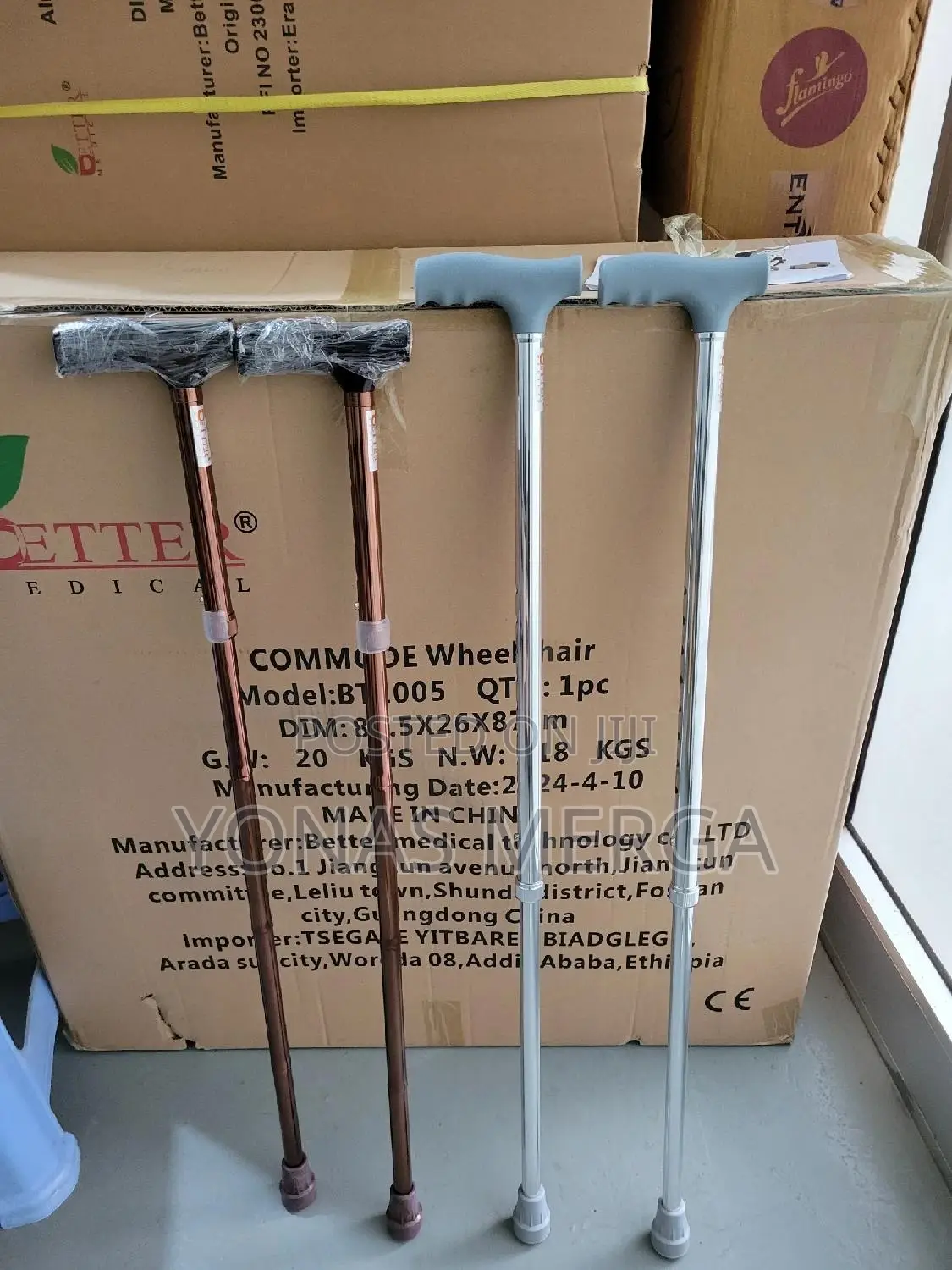 Walking Stick, Home/Hospital/Nursing Home Use (Size:Auto)