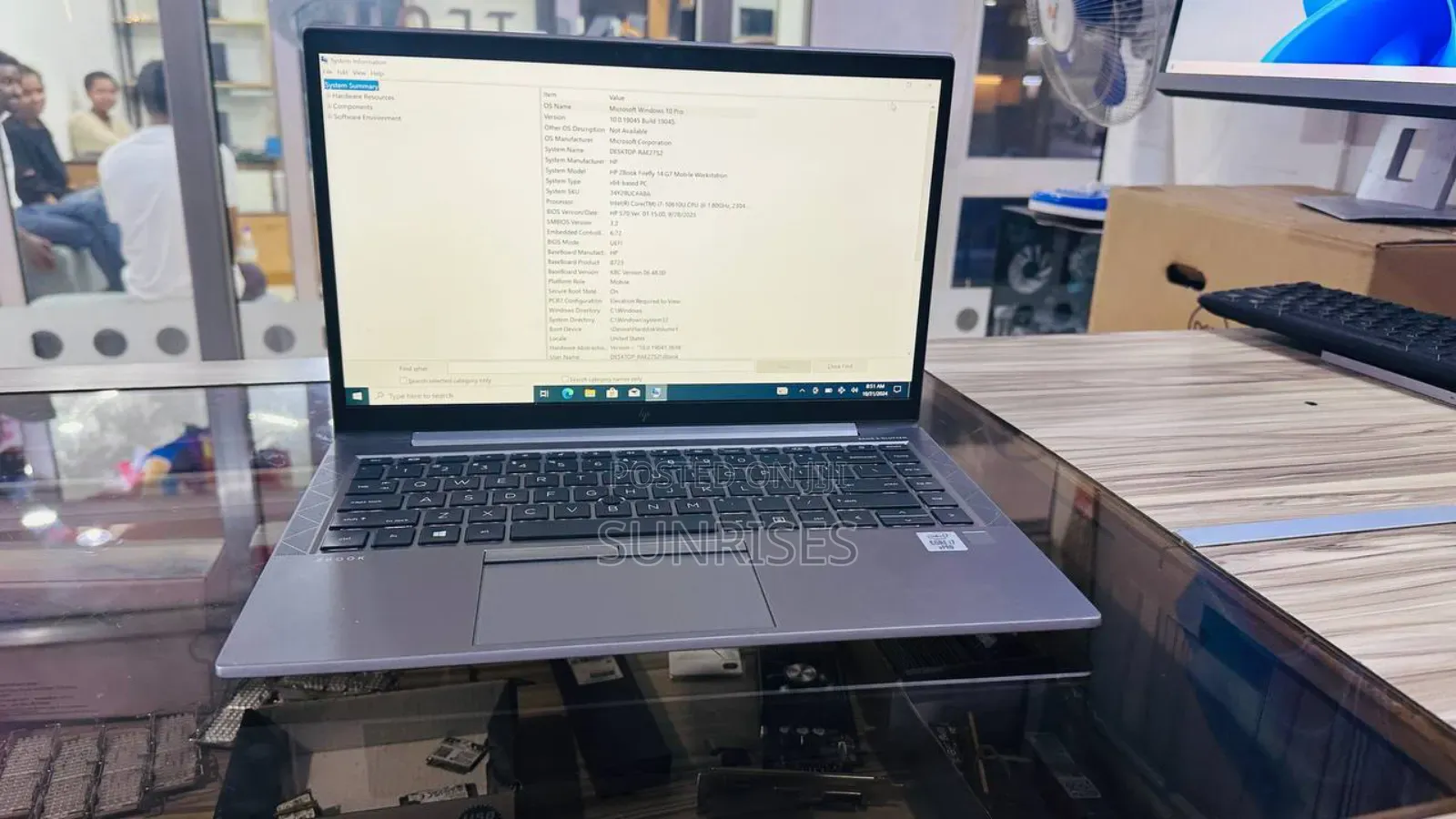 New Laptop HP Zbook Fury 15 G7 16GB Intel Core I7 SSD 512GB