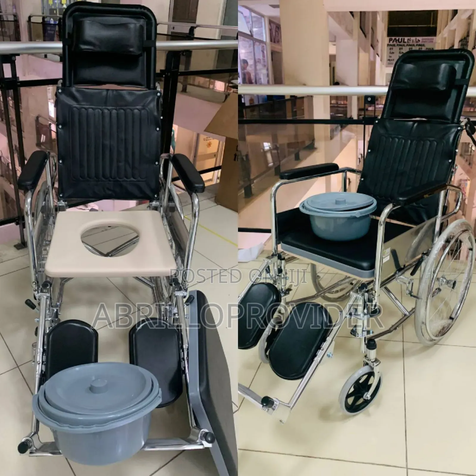 Recline Toilet Folding Wheelchair4*1wheelchair4$1wheelchair