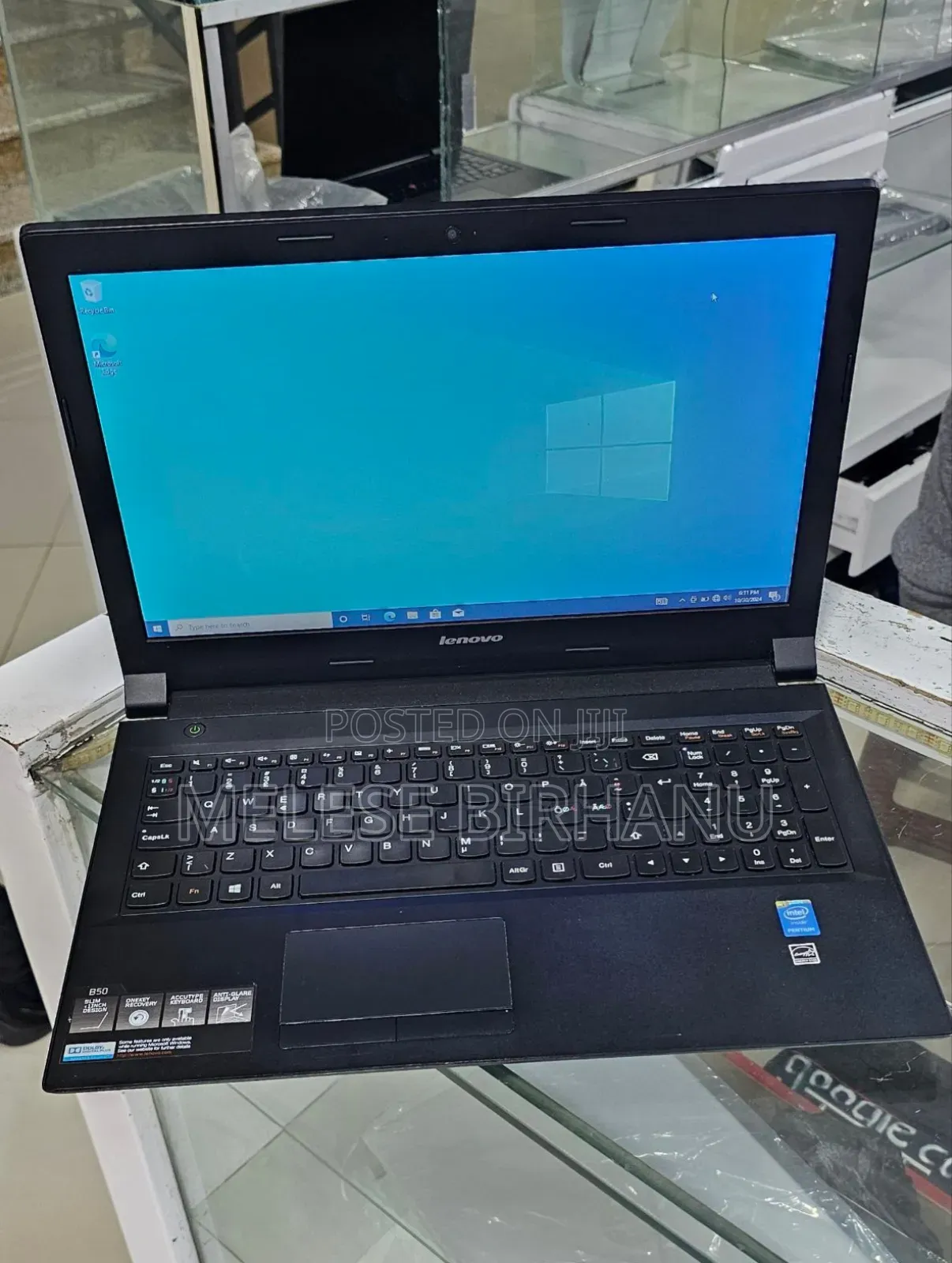 New Laptop Lenovo Ideapad 3 4GB Intel Pentium SSD 500GB