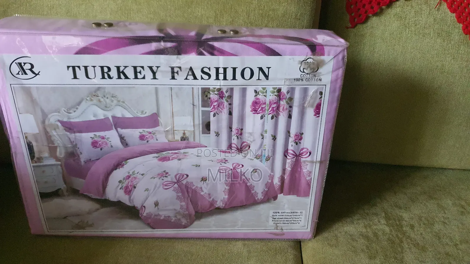 Turkey Fashion Bed Sheet Packaging