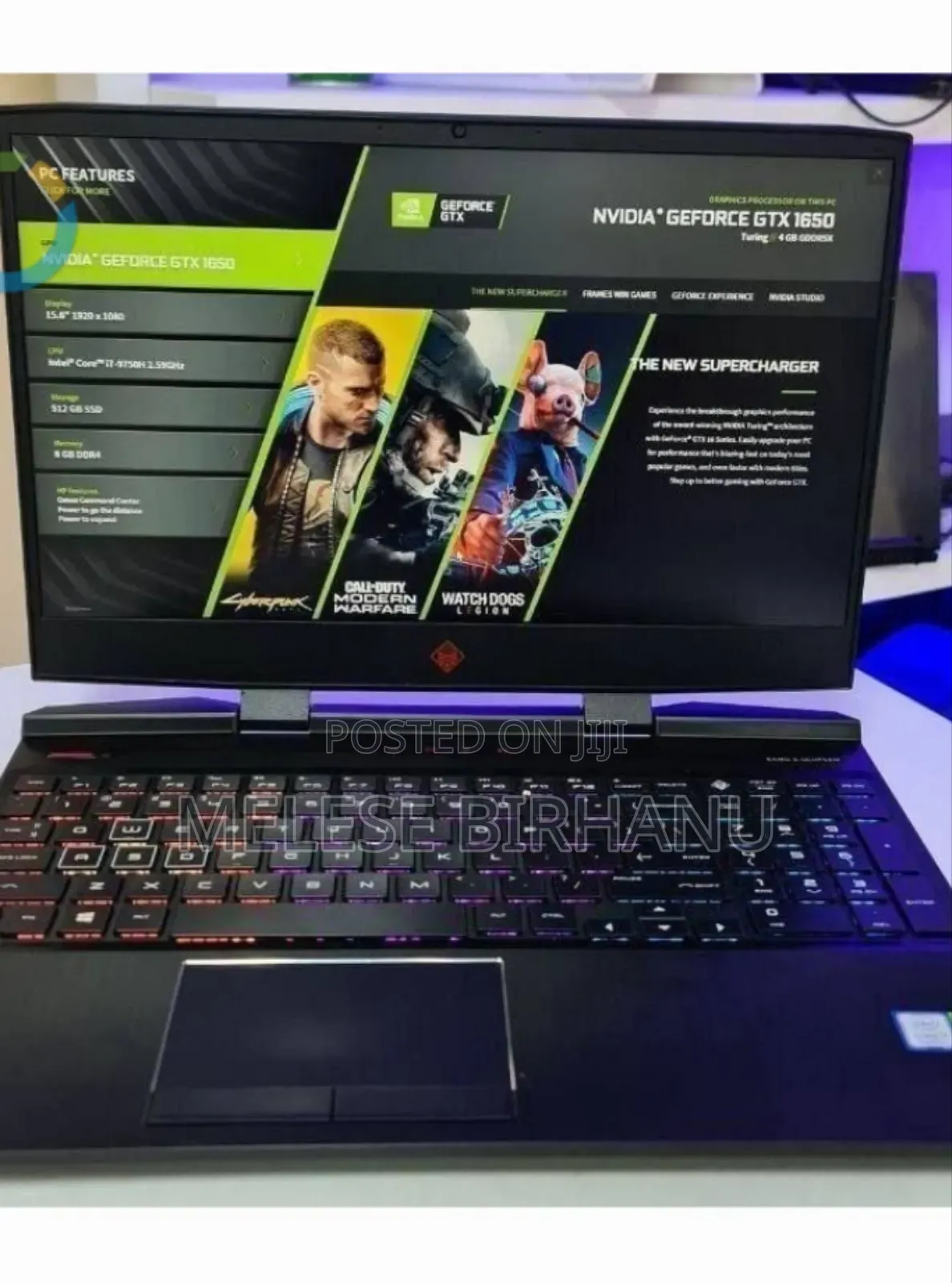 New Laptop HP Omen X 8GB Intel Core I5 HDD+SSD 1T