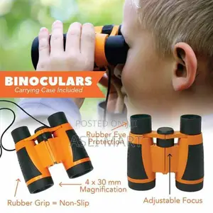 Binoculars for Kids 3+ Quality Glass Optical Lenses 4x30