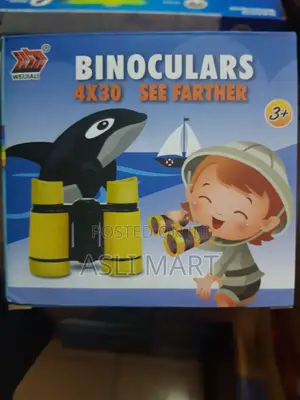 Binoculars for Kids 3+ Quality Glass Optical Lenses 4x30