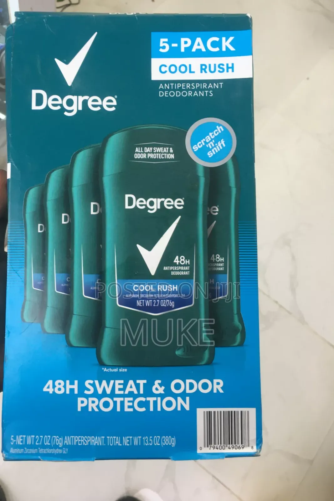 Degree 48hr Antiperspirant Deodorant Cool Rush Mens