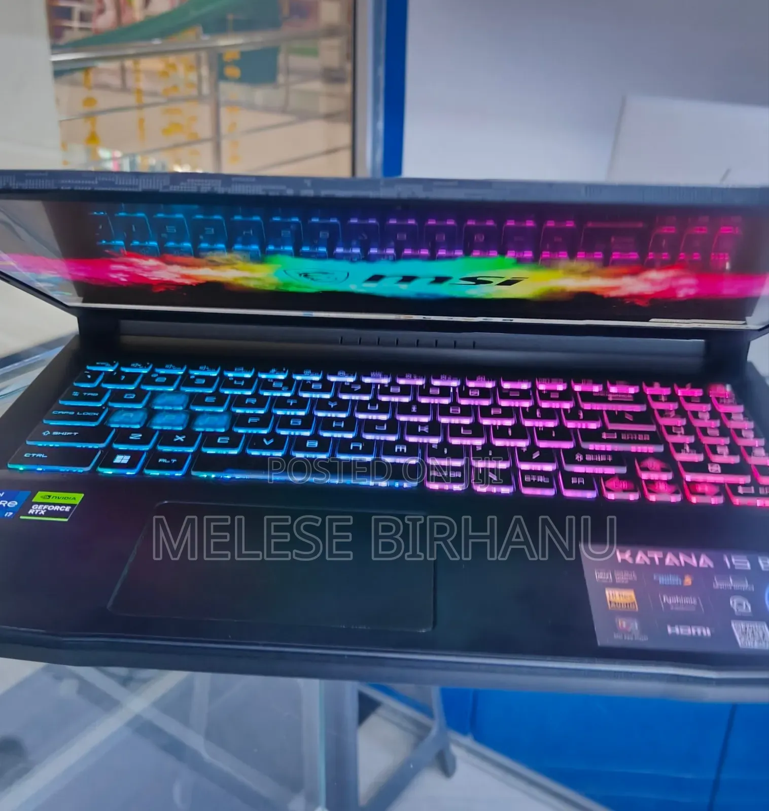 New Laptop MSI Katana 15 32GB Intel Core I7 SSD 1T