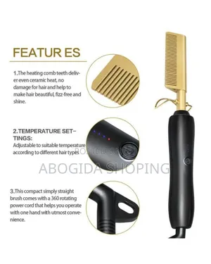 Photo - Electric Hair Styling Comb: Quick and Effective Results