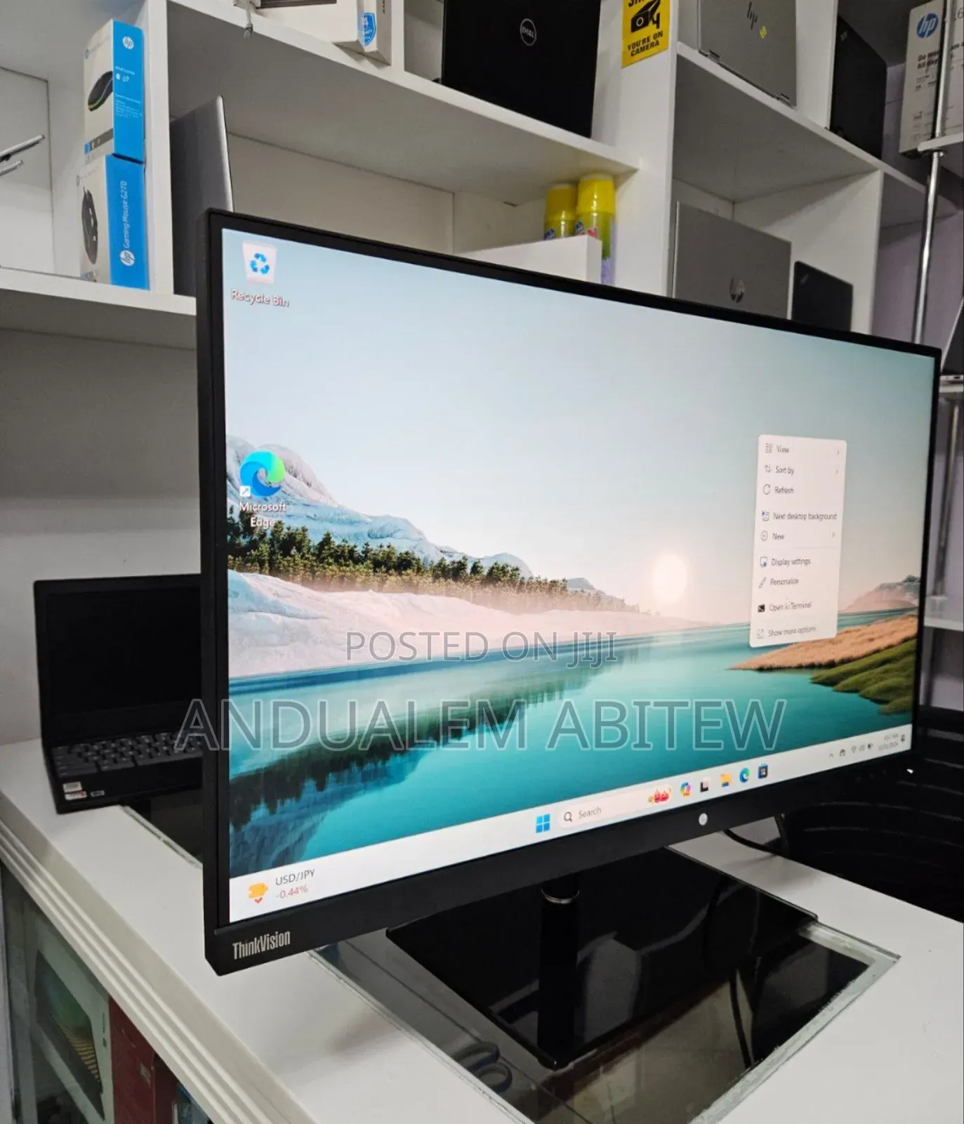 New Lenovo 27 Inch Frameless Monitor