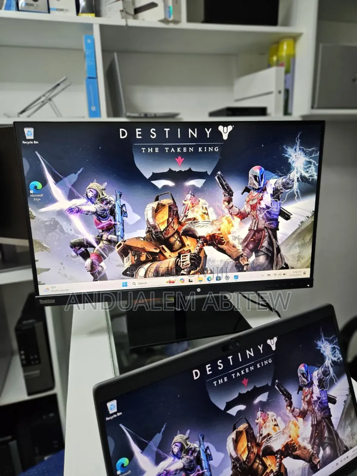 New Lenovo 27 Inch Frameless Monitor