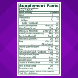 Vitafusion
Women's Multi Vitamin