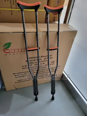 Bilateral Crutches Safewalk Custom Titanium Underarm Crutche