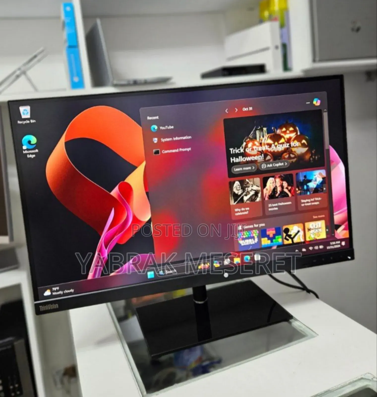 Brand New LENOVO 27" Inch Frameless Monitor 2022/23