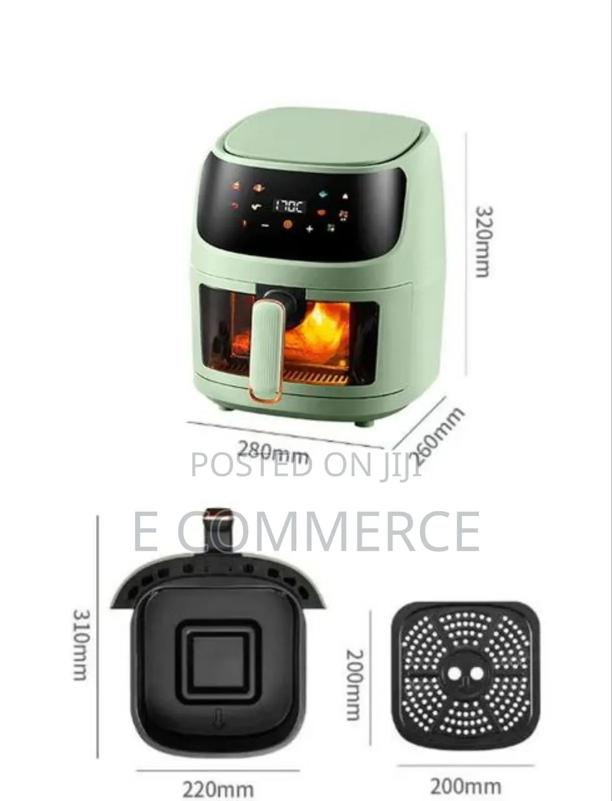 West Strong Air Frayer ባለ 8 ሊትር