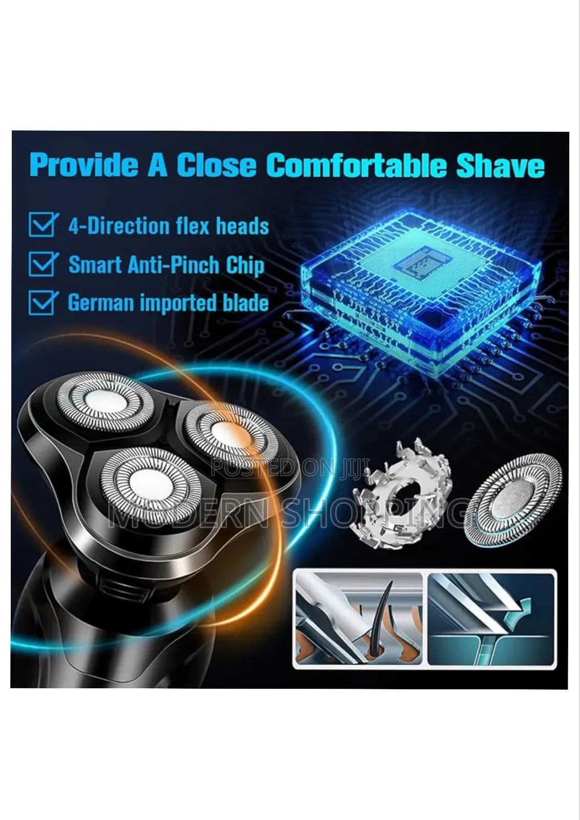 JAMAKY Men Beard Shaver