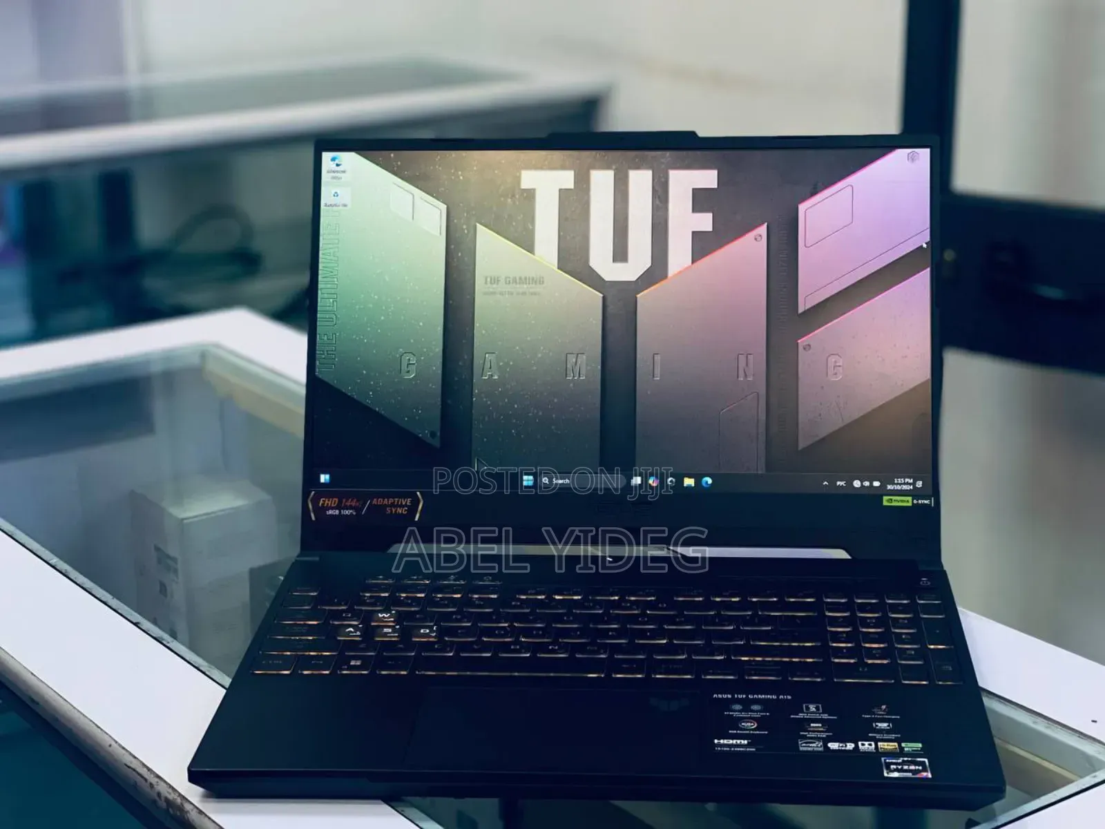 New Laptop Asus TUF Gaming A15 16GB AMD Ryzen 7 SSD 512GB