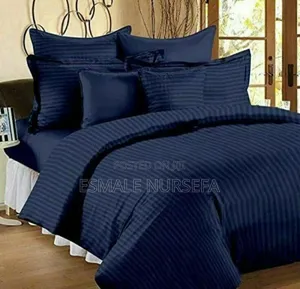 Photo - King Size Blue Black Bed Comfort