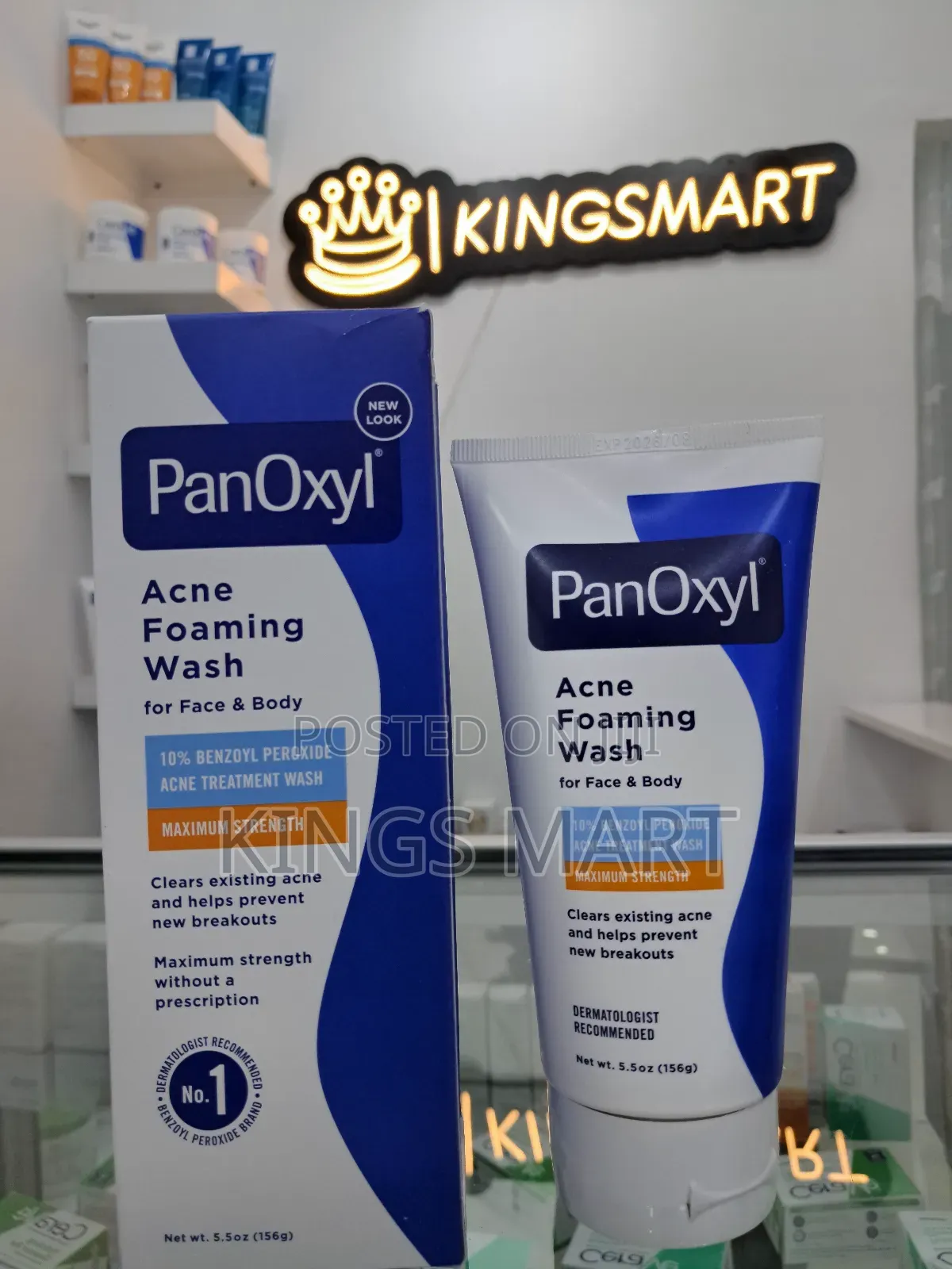 Panooxyl Acne Foaming Wash for Face Body